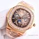 PP Factory Patek Philippe Nautilus Complications Rose Gold Chocolate Super Clone Watch (3)_th.jpg